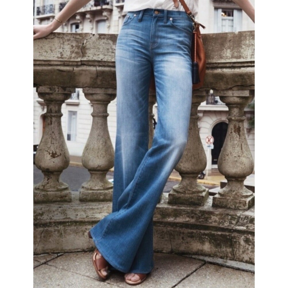 Madewell Flea Market Flare High-Rise Flare Jeans size 27 boho 70s vintage vibes